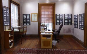 Inside Office of Old Mystic History Center
